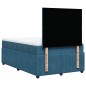 vidaXL Giroletto a Molle con Materasso Blu Scuro 120x200 cm in Velluto vidaXL Giroletto a Molle con Materasso Blu Scuro 120x200 cm in Velluto