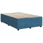 vidaXL Giroletto a Molle con Materasso Blu Scuro 120x200 cm in Velluto vidaXL Giroletto a Molle con Materasso Blu Scuro 120x200 cm in Velluto