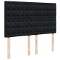 vidaXL Giroletto a Molle con Materasso Nero 140x190 cm in Velluto vidaXL Giroletto a Molle con Materasso Nero 140x190 cm in Velluto