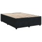 vidaXL Giroletto a Molle con Materasso Nero 140x190 cm in Velluto vidaXL Giroletto a Molle con Materasso Nero 140x190 cm in Velluto