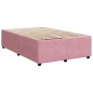 vidaXL Giroletto a Molle con Materasso Rosa 120x190 cm in Velluto