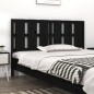 Testiera per Letto Nera 155,5x4x100cm in Legno Massello di Pino Testiera per Letto Nera 155,5x4x100cm in Legno Massello di Pino