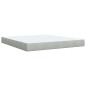 vidaXL Giroletto a Molle con Materasso Grigio Chiaro 180x200cm Velluto vidaXL Giroletto a Molle con Materasso Grigio Chiaro 180x200cm Velluto