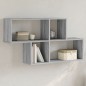 vidaXL Scaffale a Muro Grigio Sonoma 100x20x53 cm in Legno Multistrato vidaXL Scaffale a Muro Grigio Sonoma 100x20x53 cm in Legno Multistrato