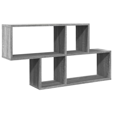 vidaXL Scaffale a Muro Grigio Sonoma 100x20x53 cm in Legno Multistrato