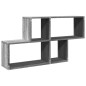 vidaXL Scaffale a Muro Grigio Sonoma 100x20x53 cm in Legno Multistrato vidaXL Scaffale a Muro Grigio Sonoma 100x20x53 cm in Legno Multistrato