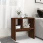 vidaXL Tavolino da Salotto Rovere Marrone 50x30x50cm Legno Multistrato