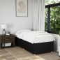 vidaXL Giroletto senza Materasso Nero 90x190 cm in Tessuto