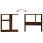 vidaXL Tavolino da Salotto Rovere Marrone 50x30x50cm Legno Multistrato