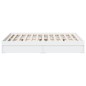 vidaXL Giroletto con Cassetti Bianco 140x200 cm in Legno Multistrato vidaXL Giroletto con Cassetti Bianco 140x200 cm in Legno Multistrato