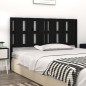 Testiera per Letto Nera 155,5x4x100cm in Legno Massello di Pino Testiera per Letto Nera 155,5x4x100cm in Legno Massello di Pino