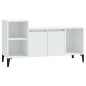 Mobile Porta TV Bianco 100x35x55 cm in Legno Multistrato Mobile Porta TV Bianco 100x35x55 cm in Legno Multistrato