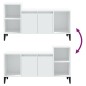 Mobile Porta TV Bianco 100x35x55 cm in Legno Multistrato Mobile Porta TV Bianco 100x35x55 cm in Legno Multistrato