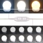 vidaXL Toeletta con LED Bianca 80x41x144,5 cm vidaXL Toeletta con LED Bianca 80x41x144,5 cm