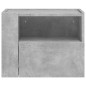 vidaXL Comodini a Muro 2 pz Grigio Cemento 45x30x35 cm vidaXL Comodini a Muro 2 pz Grigio Cemento 45x30x35 cm