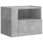vidaXL Comodini a Muro 2 pz Grigio Cemento 45x30x35 cm vidaXL Comodini a Muro 2 pz Grigio Cemento 45x30x35 cm