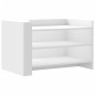 vidaXL Tavolino da Salotto Bianco 80x50x50 cm in Legno Multistrato