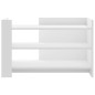 vidaXL Tavolino da Salotto Bianco 80x50x50 cm in Legno Multistrato
