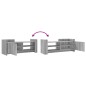 vidaXL Mobile TV Grigio Sonoma 100x35x40 cm in Legno Multistrato vidaXL Mobile TV Grigio Sonoma 100x35x40 cm in Legno Multistrato