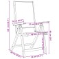 vidaXL Sedie da Giardino Pieghevoli 4 pz Massello d'Acacia e Textilene vidaXL Sedie da Giardino Pieghevoli 4 pz Massello d'Acacia e Textilene