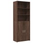 vidaXL Credenza Rovere Marrone 70x42,5x185 cm in Legno Multistrato vidaXL Credenza Rovere Marrone 70x42,5x185 cm in Legno Multistrato