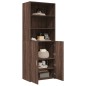 vidaXL Credenza Rovere Marrone 70x42,5x185 cm in Legno Multistrato vidaXL Credenza Rovere Marrone 70x42,5x185 cm in Legno Multistrato