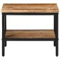 vidaXL Tavolino da Salotto 45x45x35 cm Legno Massello di Mango Grezzo