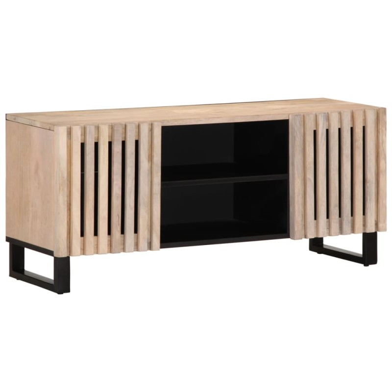 vidaXL Mobile Porta TV 105x34x46 cm in Legno Massello di Mango vidaXL Mobile Porta TV 105x34x46 cm in Legno Massello di Mango