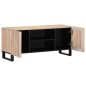 vidaXL Mobile Porta TV 105x34x46 cm in Legno Massello di Mango vidaXL Mobile Porta TV 105x34x46 cm in Legno Massello di Mango