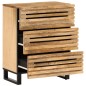 vidaXL Credenza 60x34x75 cm in Legno Massello di Mango Grezzo vidaXL Credenza 60x34x75 cm in Legno Massello di Mango Grezzo