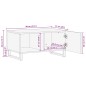 vidaXL Tavolino da Salotto Marrone 80x54x40 cm Legno Massello di Mango vidaXL Tavolino da Salotto Marrone 80x54x40 cm Legno Massello di Mango
