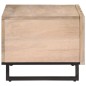 vidaXL Tavolino da Salotto Bianco 80x51x40 cm Legno Massello di Mango vidaXL Tavolino da Salotto Bianco 80x51x40 cm Legno Massello di Mango