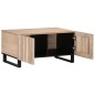 vidaXL Tavolino da Salotto Bianco 80x51x40 cm Legno Massello di Mango vidaXL Tavolino da Salotto Bianco 80x51x40 cm Legno Massello di Mango