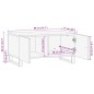vidaXL Tavolino da Salotto Bianco 80x51x40 cm Legno Massello di Mango vidaXL Tavolino da Salotto Bianco 80x51x40 cm Legno Massello di Mango