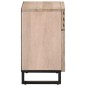 vidaXL Comodino 50x34x60 cm in Legno Massello di Mango Grezzo vidaXL Comodino 50x34x60 cm in Legno Massello di Mango Grezzo