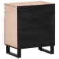 vidaXL Comodino 50x34x60 cm in Legno Massello di Mango Grezzo vidaXL Comodino 50x34x60 cm in Legno Massello di Mango Grezzo