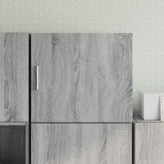 vidaXL Mobile a Parete Grigio Sonoma 45x42,5x40cm in Legno Multistrato