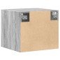 vidaXL Mobile a Parete Grigio Sonoma 45x42,5x40cm in Legno Multistrato vidaXL Mobile a Parete Grigio Sonoma 45x42,5x40cm in Legno Multistrato