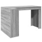 vidaXL Scrivania Grigio Sonoma 123,5x73,5x75 cm in Legno Multistrato
