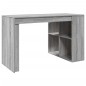 vidaXL Scrivania Grigio Sonoma 123,5x73,5x75 cm in Legno Multistrato