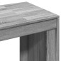 vidaXL Scrivania Grigio Sonoma 123,5x73,5x75 cm in Legno Multistrato