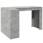 vidaXL Scrivania Grigio Cemento 123,5x73,5x75 cm in Legno Multistrato vidaXL Scrivania Grigio Cemento 123,5x73,5x75 cm in Legno Multistrato