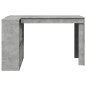 vidaXL Scrivania Grigio Cemento 123,5x73,5x75 cm in Legno Multistrato vidaXL Scrivania Grigio Cemento 123,5x73,5x75 cm in Legno Multistrato