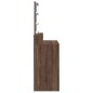 vidaXL Toeletta con LED Rovere Marrone 80x41x144,5 cm vidaXL Toeletta con LED Rovere Marrone 80x41x144,5 cm