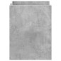 vidaXL Comodino Grigio Cemento 45x50x65 cm in Legno Multistrato vidaXL Comodino Grigio Cemento 45x50x65 cm in Legno Multistrato