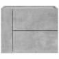 vidaXL Comodini a Muro 2 pz Grigio Cemento 45x30x35 cm vidaXL Comodini a Muro 2 pz Grigio Cemento 45x30x35 cm