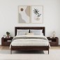 vidaXL Comodini a Muro 2 pz Rovere Marrone 45x30x35 cm vidaXL Comodini a Muro 2 pz Rovere Marrone 45x30x35 cm
