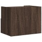 vidaXL Comodini a Muro 2 pz Rovere Marrone 45x30x35 cm vidaXL Comodini a Muro 2 pz Rovere Marrone 45x30x35 cm