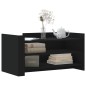 vidaXL Tavolino da Salotto Nero 100x50x50 cm Legno Multistrato