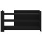 vidaXL Tavolino da Salotto Nero 100x50x50 cm Legno Multistrato